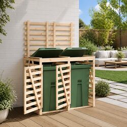 Enhance Your Garden with Double Wheelie Bin Storage