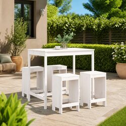 Enhance Your Outdoor Dining with a 5 Piece Bar Set