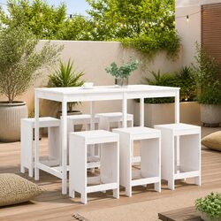 Enhance Your Outdoor Living with This 7-Piece Bar Set
