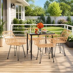 Elevate Your Outdoor Space with 5 Piece Dining Set