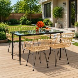 Enhance Your Outdoor Space with a 5 Piece Dining Set