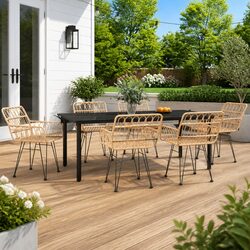 Enhance Your Patio with This 7 Piece Garden Dining Set