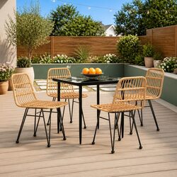 Enhance Your Patio with This 5-Piece Dining Set