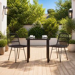 Enhance Your Outdoor Space with 3 Piece Dining Set