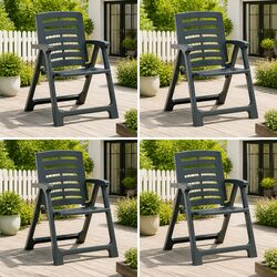 Enhance Your Outdoor Space with Green Chair Set of 4