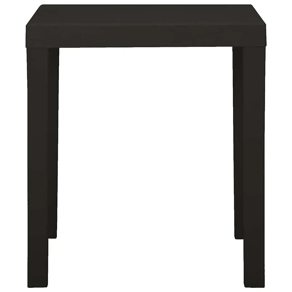 Garden Dining Table Anthracite Weather Resistant Outdoor Patio Furniture