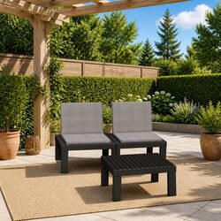 Stylish Grey Garden Lounge Set to Enhance Your Space