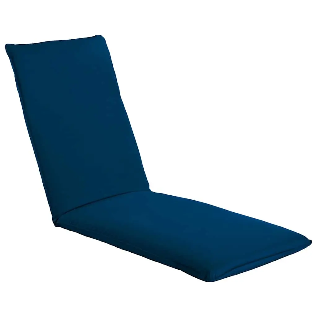 Foldable Sun Lounger Adjustable 5-Level Backrest Durable Steel Frame for Outdoor Garden Beach