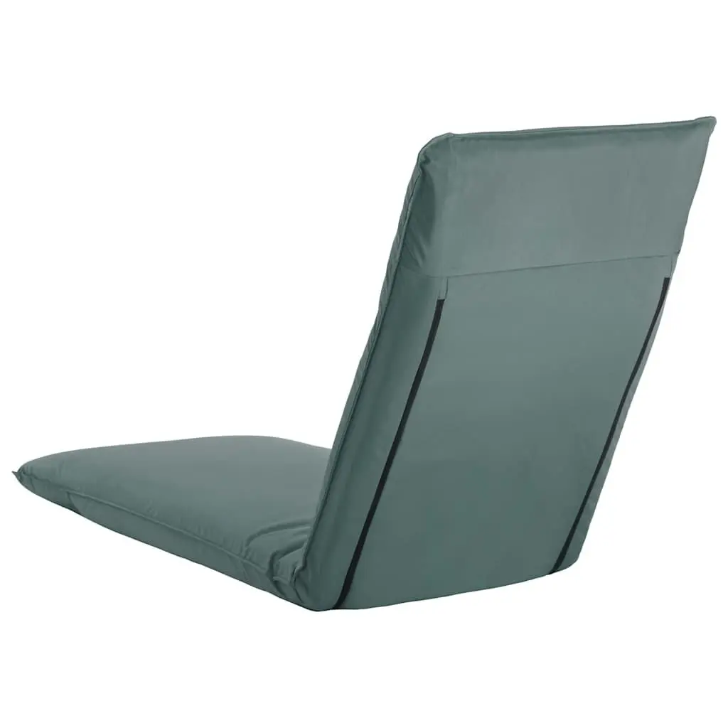 Foldable Sunlounger Grey 5-Level Adjustable Steel Frame Outdoor Garden Beach Lounge Chair