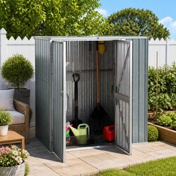 Enhance Your Garden with a Grey Outdoor Tool Shed