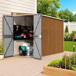 Enhance Your Outdoor Space with a Brown Garden Shed