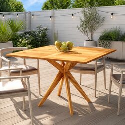 Enhance Your Outdoor Space with a Solid Acacia Table