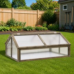Enhance Your Garden Space with a Grey Wooden Greenhouse