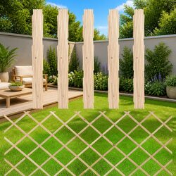 Enhance Your Outdoor Space with 5 Wooden Fence Panels