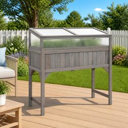 Garden Bed and Greenhouse