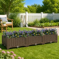 Garden Bed Planter Box for Vibrant Outdoor Spaces 120x40x23cm
