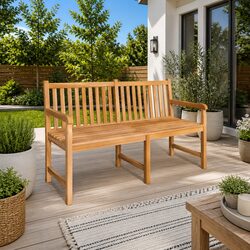 Enhance Your Patio with a 150cm Teak Garden Bench