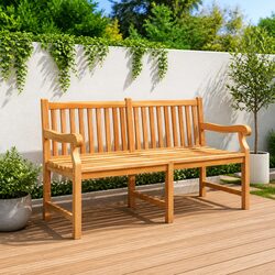 Transform Your Outdoor Space with This 150cm Teak Garden Bench