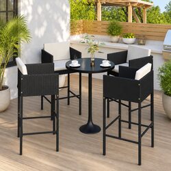 Elevate Your Space with 4 Outdoor Bar Stools