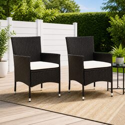 Enhance Your Space with Stylish Outdoor Chairs, 2 pcs Set