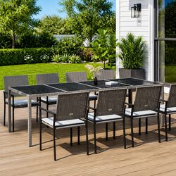 Enhance Your Patio with This Grey Garden Table