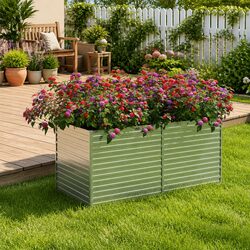 Transform Your Outdoor Space with a Raised Garden Bed 160x80x77 cm