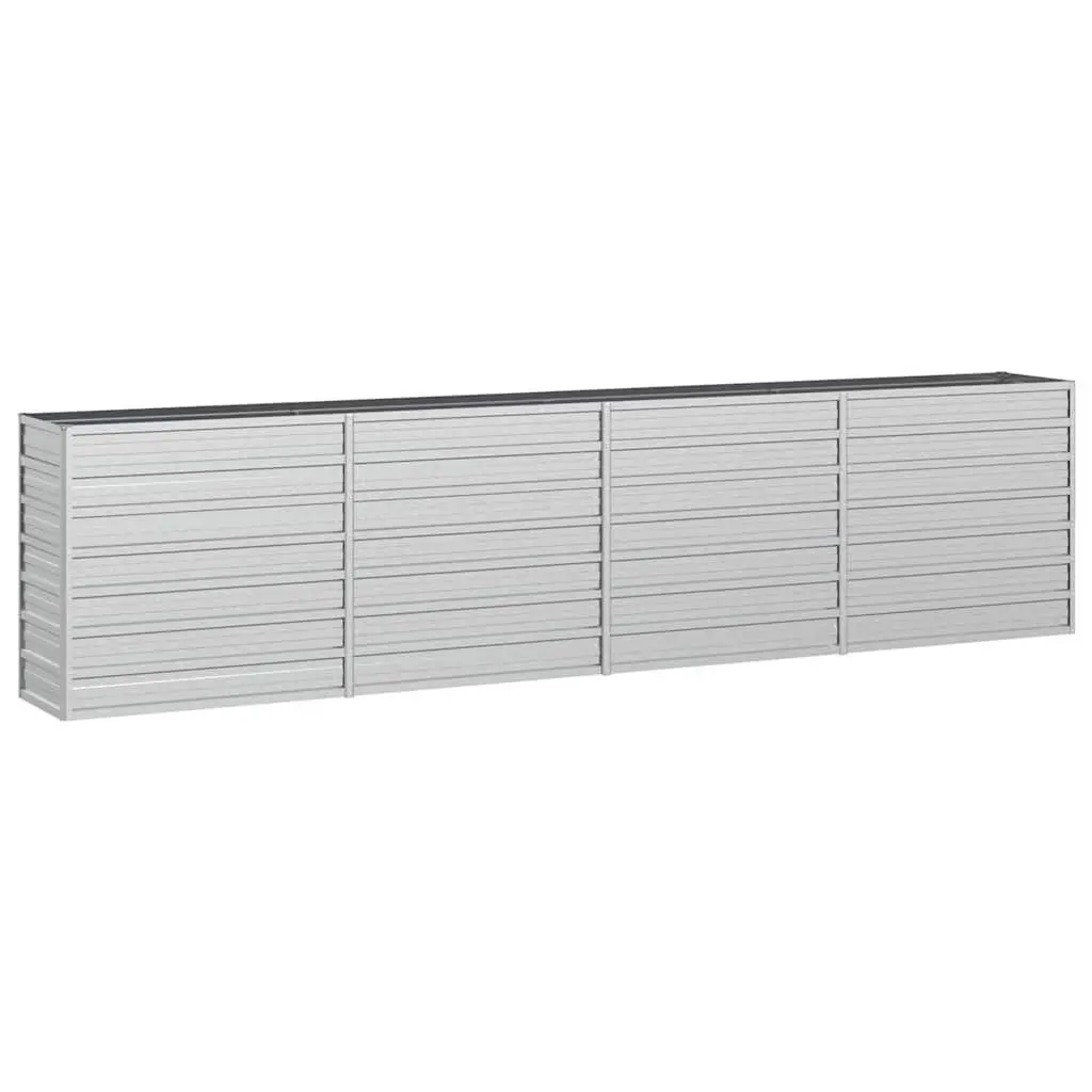 Galvanized Steel Raised Garden Bed Planter Box Outdoor Patio Vegetables Flowers