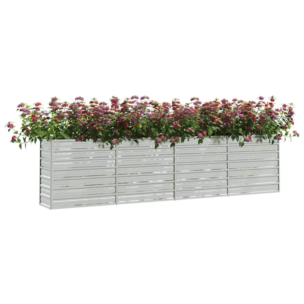 Galvanized Steel Raised Garden Bed Planter Box Outdoor Patio Vegetables Flowers