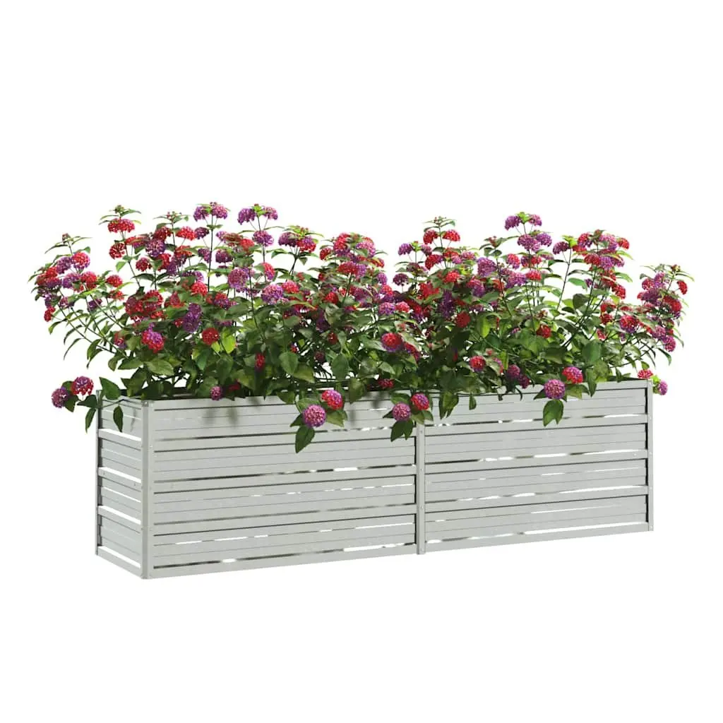 Raised Garden Bed 160x40x45 cm Outdoor Planter Box Vegetables Flowers Herbs