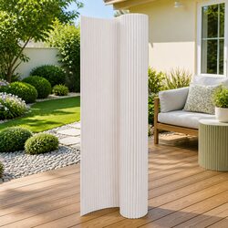 Enhance Your Garden with a Decorative White Fence Panel