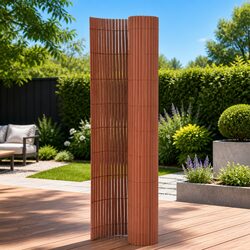 Enhance Your Garden with a 110x400 cm Brown Fence Panel