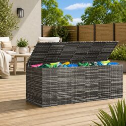 Enhance Your Outdoor Space with a Grey Storage Box
