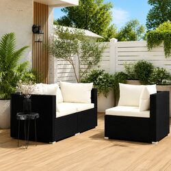 Elevate Your Space with a 3 Piece Rattan Lounge Set