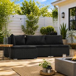 Elevate Your Outdoor Space with 4 Piece Lounge Set