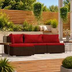 Enhance Your Outdoor Space with a 4 Piece Garden Lounge Set