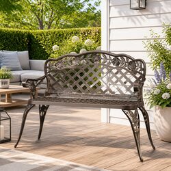 Enhance Your Outdoor Space with a Charming 108cm Garden Bench