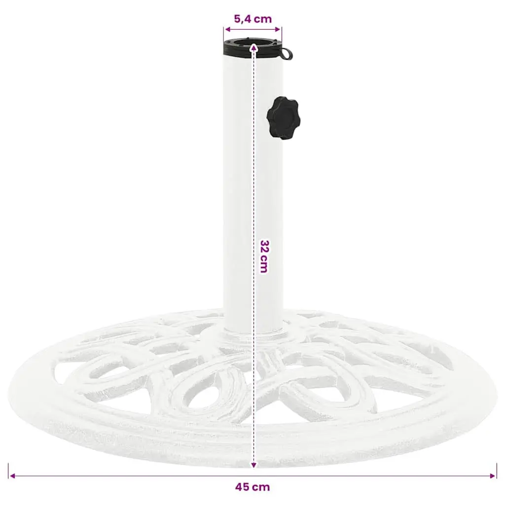 White Umbrella Base