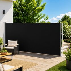 Enhance Your Outdoor Living with a Black Retractable Awning 180x600cm