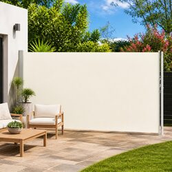 200x600 cm Cream Awning for Outdoor Spaces