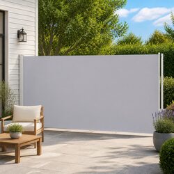 Elevate Your Outdoor Space with a Grey Side Awning 200x600 cm