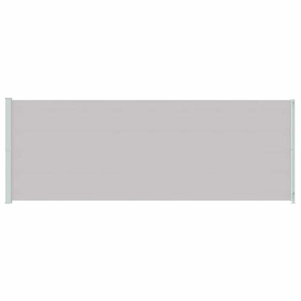 Retractable Side Awning 220x600cm Outdoor Privacy Screen Grey