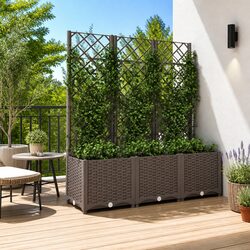 Elevate Your Outdoor Space with a Trellis Garden Planter