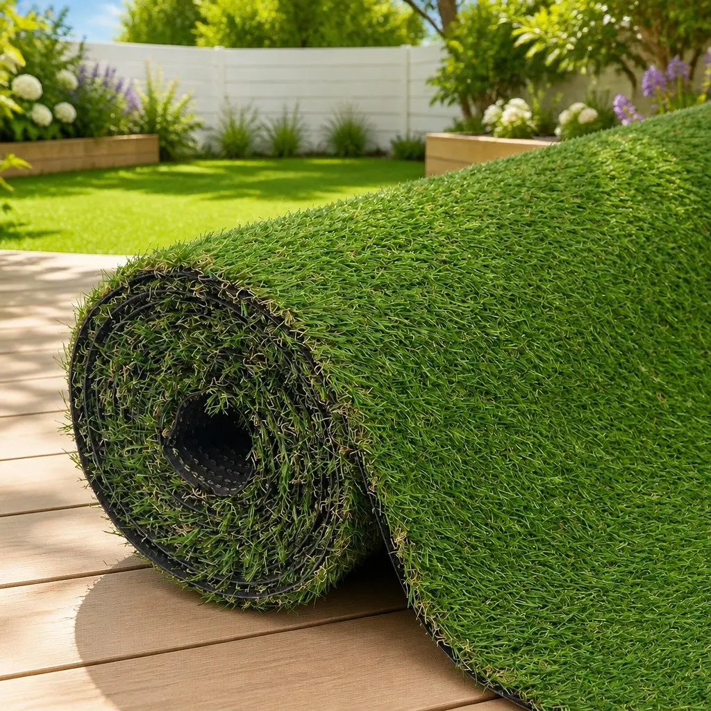 Artificial Grass Turf 1x5m 20mm Pile Height Green for Garden Lawn Outdoor Indoor