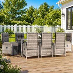 Elevate Your Outdoor Space with a 9 Piece Dining Set