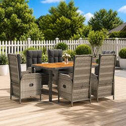 Enhance Your Outdoor Space with This 7 Piece Dining Set