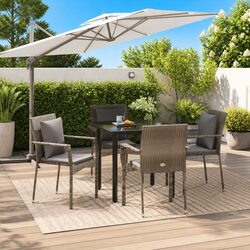 Transform Your Outdoor Space with This Garden Dining Set