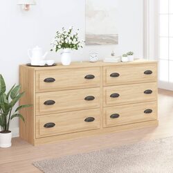 Timeless Brown Engineered Wood Sideboards for Home