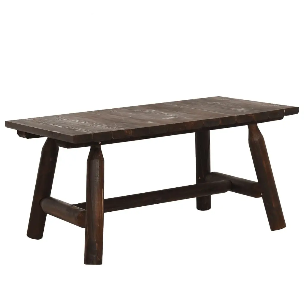 3 Piece Outdoor Garden Lounge Set Solid Spruce Wood Ergonomic Seating