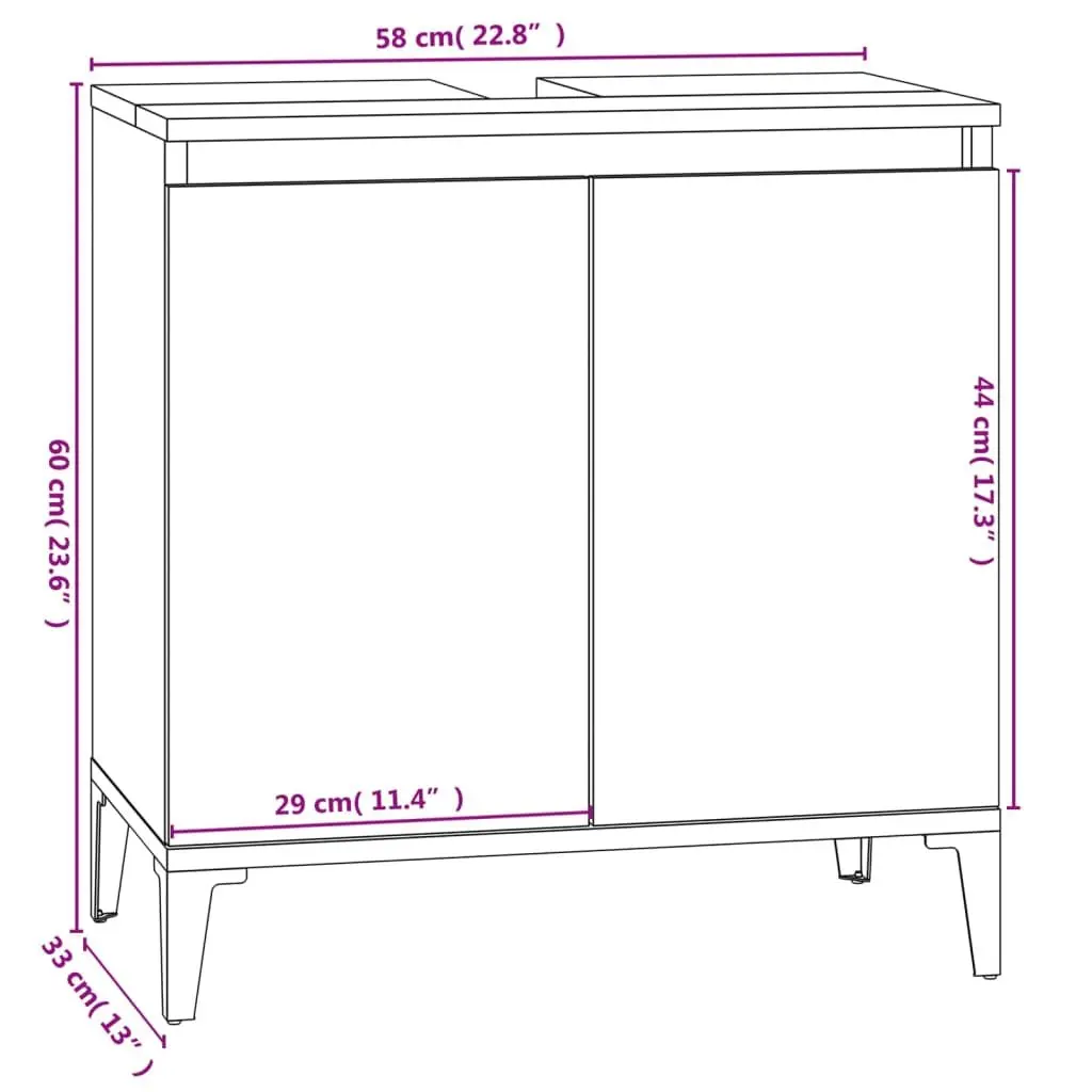 White Bathroom Furniture Set 3 Piece with Organized Storage Cabinet and Vanity Sink Unit