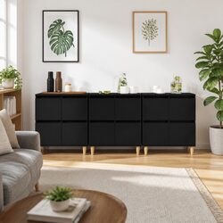 Enhance Your Space with a Black Sideboard Cabinet Set